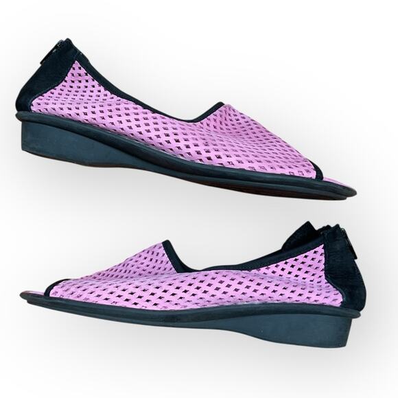 SESTO MEUCCI Cutout Open-Toe Flat pink - Picture 3 of 8